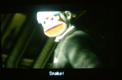 You can select speciffic camos and items for Snake to use in the cut-scenes, so if you want to view the ending with Snake in a Tuxedo and Monkey Mask, you can.